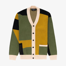 Load image into Gallery viewer, Abstract Color Block Cardigan
